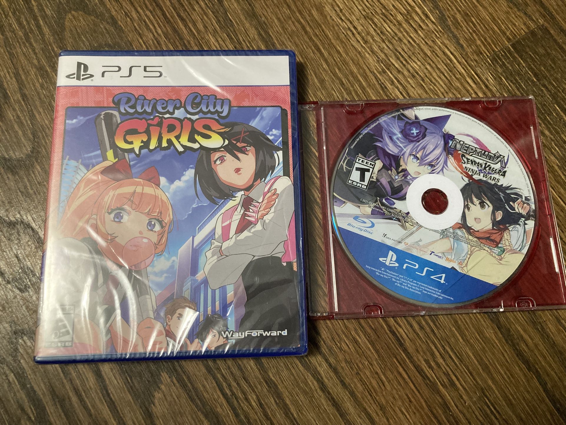 River City Girls + Neptunia Senran Kagura Ninja Wars Ps4 X Ps5 2 Game RPG Action