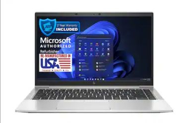 HP EliteBook 845 G8 14" FHD, AMD Ryzen 5 Pro 5650U 2.3GHz, 32GB RAM, 1TB Solid State Drive, Windows 11 Pro 64Bit, CAM