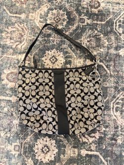 Coach Signature Canvas Shoulder Bag