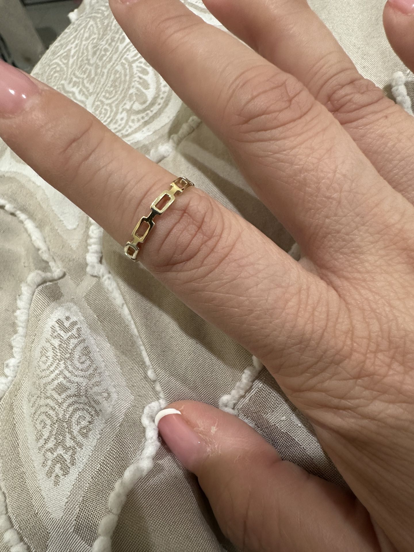 10kt Yellow Gold Link Ring