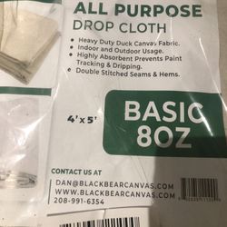 Drop Cloths New Never Usef