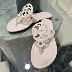 Tory Burch  White  Leather 