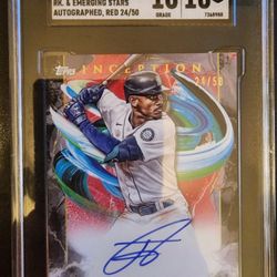 2023 Topps Inception Signed Julio Rpdriguez