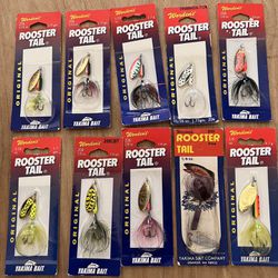 10 Worden's Rooster Tail Trout, Bass Spinner Fishing Lures, 1/24 oz To 1/6  oz, New for Sale in Los Angeles, CA - OfferUp