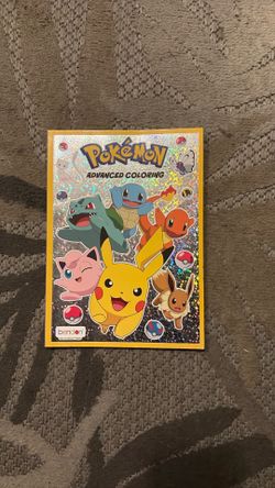 Pokémon advanced coloring book