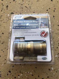 Rv pressure regulator