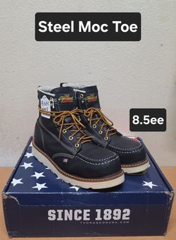 Thorogood Work Boots sz8.5ee STEEL MOC TOE