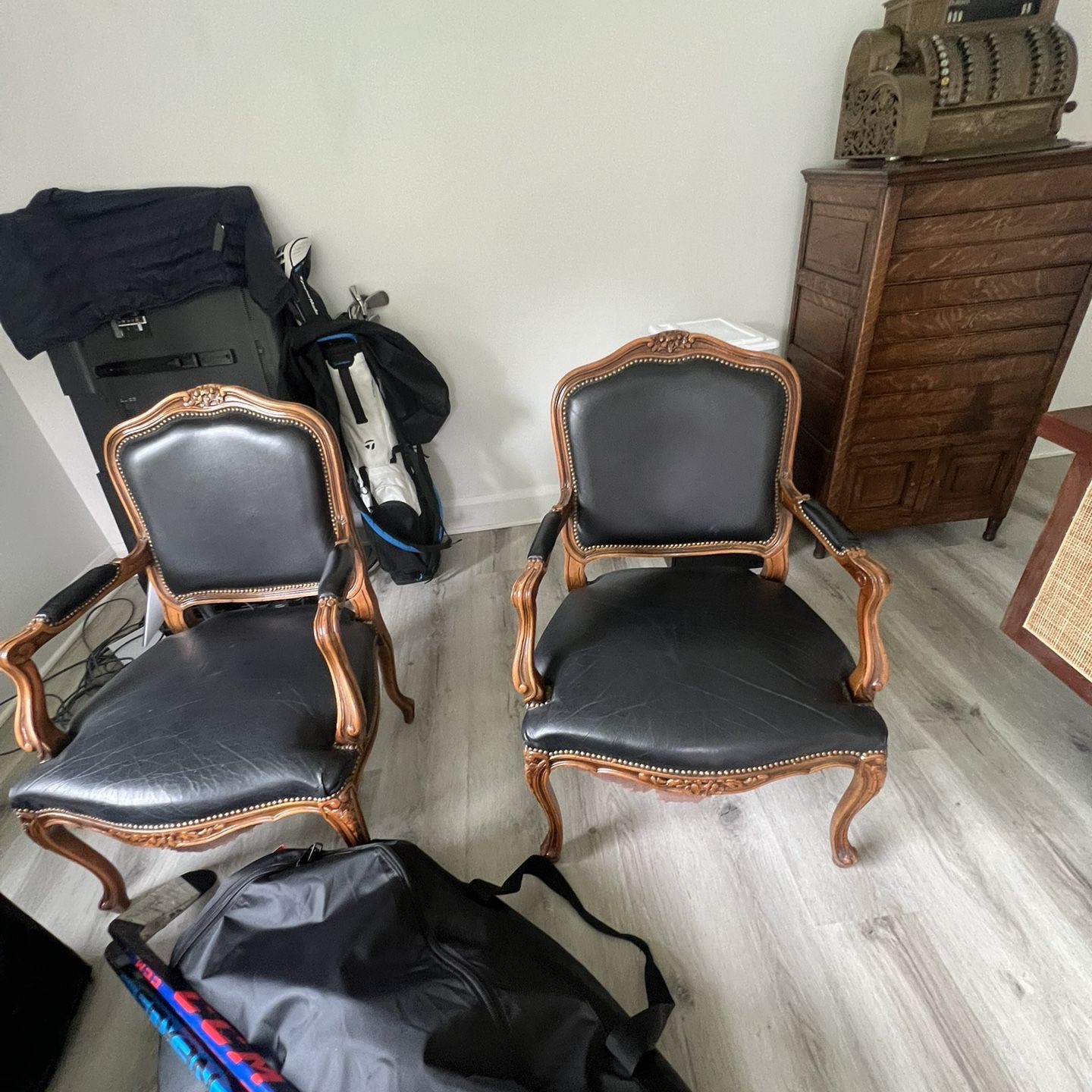 Antique Restoration hardware chairs 