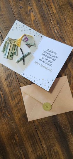 Graduation Money Card
