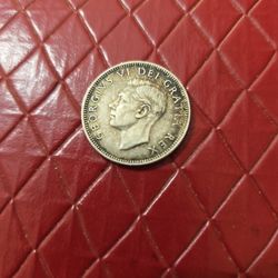 Collectable  Canadian  Silver Quarter  1950