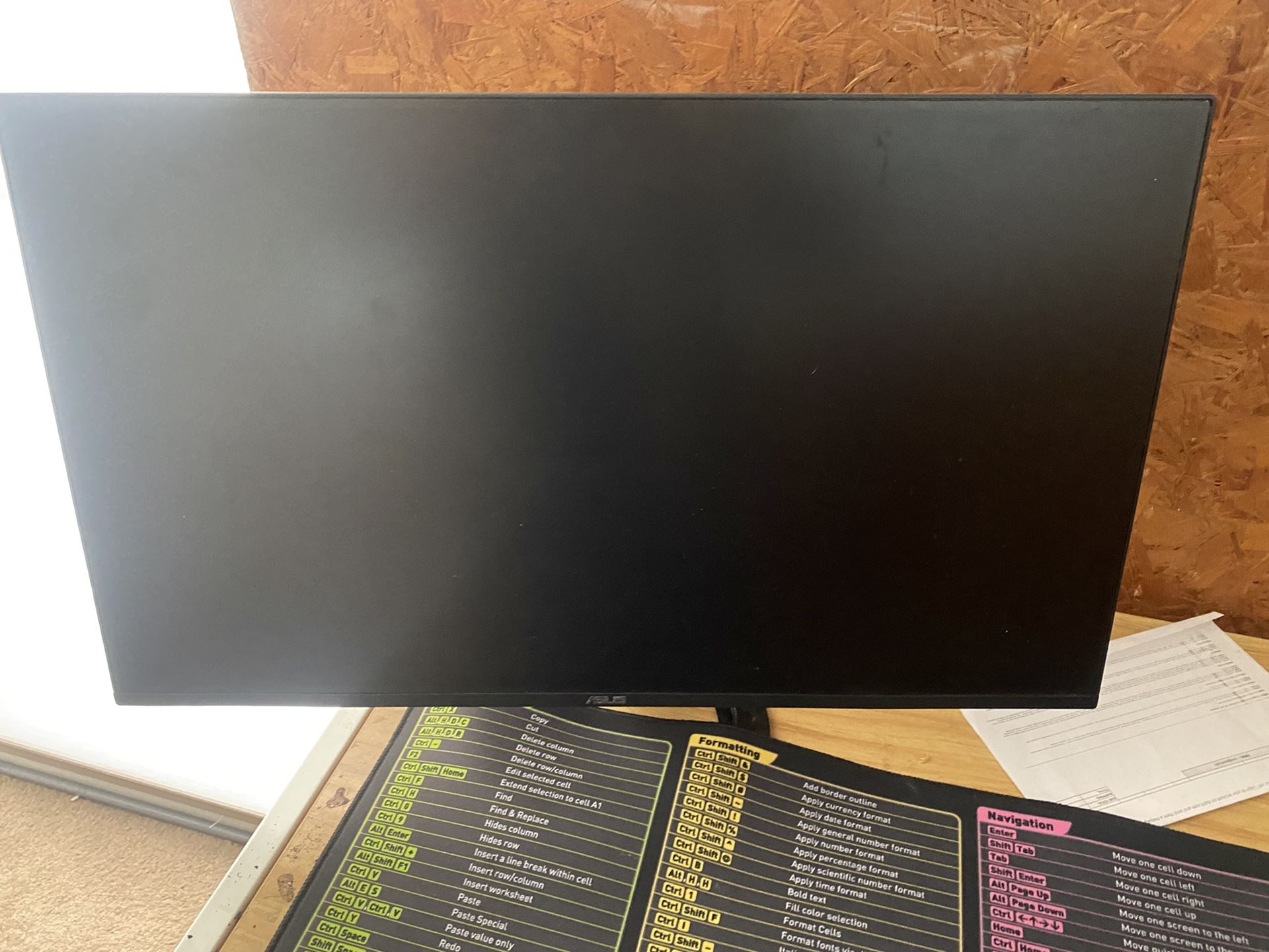 Asus 24 Inch Screen Computer External Monitor 