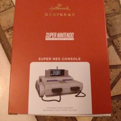 Unopened Hallmark Super Nintendo Nes Console Lights And Sound
