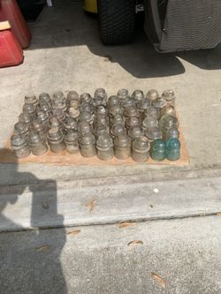 Old Glass Insulators 