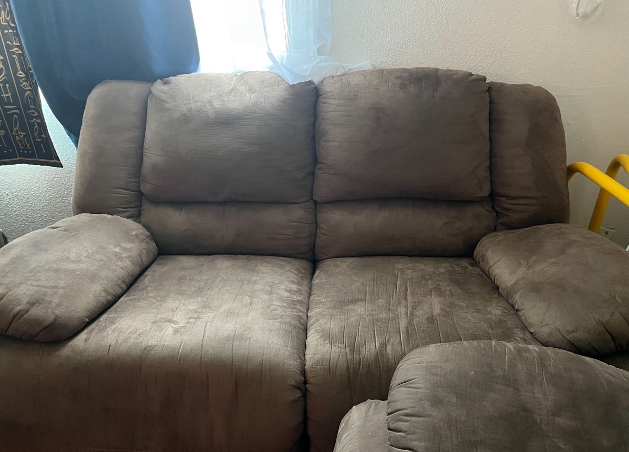 3 Piece Brown Recliner Set