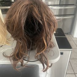 Never Worn Real Human Hair Full Lace Wig – Shoulder Length