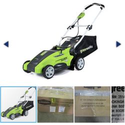 GreenWorks 16" 10 AMP Corded Lawn Mower
