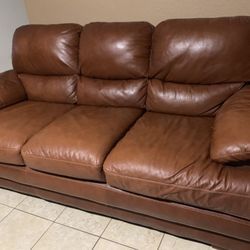 Leather Sofa 