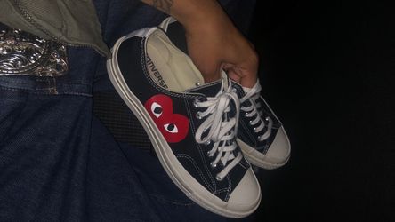 COMME des GARÇONS PLAY x Converse Chuck 70 Low in black