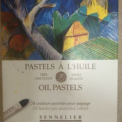 Sennelier Oil French Pastels - 24 Ct 