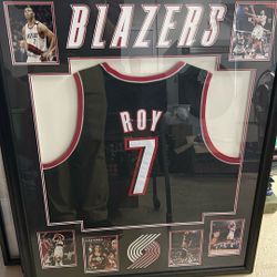 Brandon Roy framed jersey professionally done
