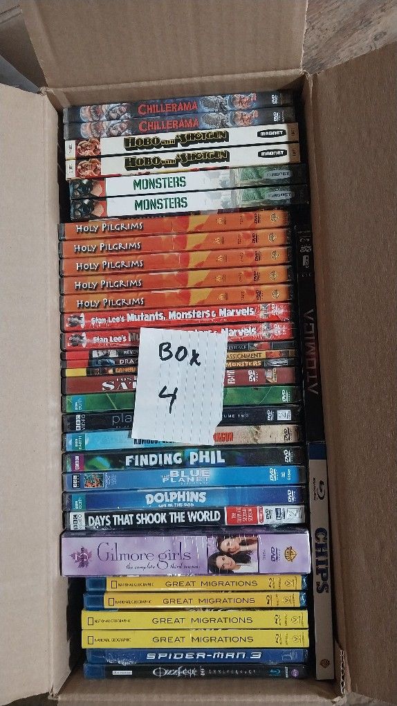 BOX 4 !!! MOVIE SALE !!!