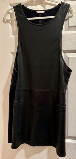 Leather dress