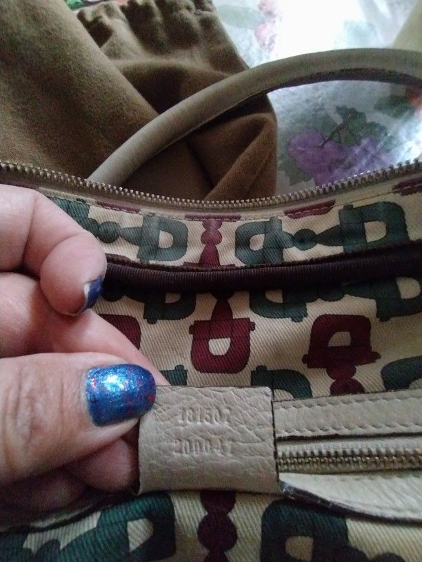Gucci Vintage Cream Purse