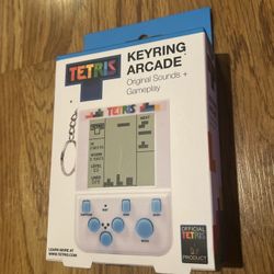Tetris Keychain Video Game 