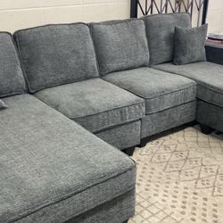 New 114x59 Sectional Couch / Free Delivery 