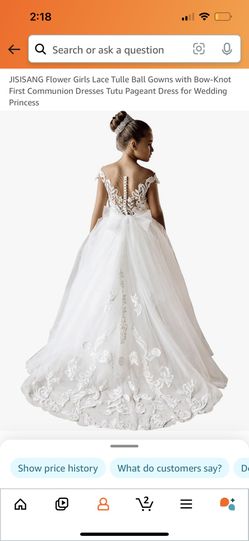 Flower Girl Dress-Age-4/5 -White