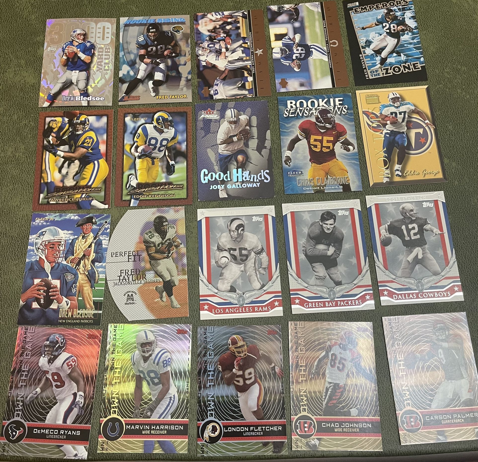 Lot Of 20 NFL Insert Cards #3