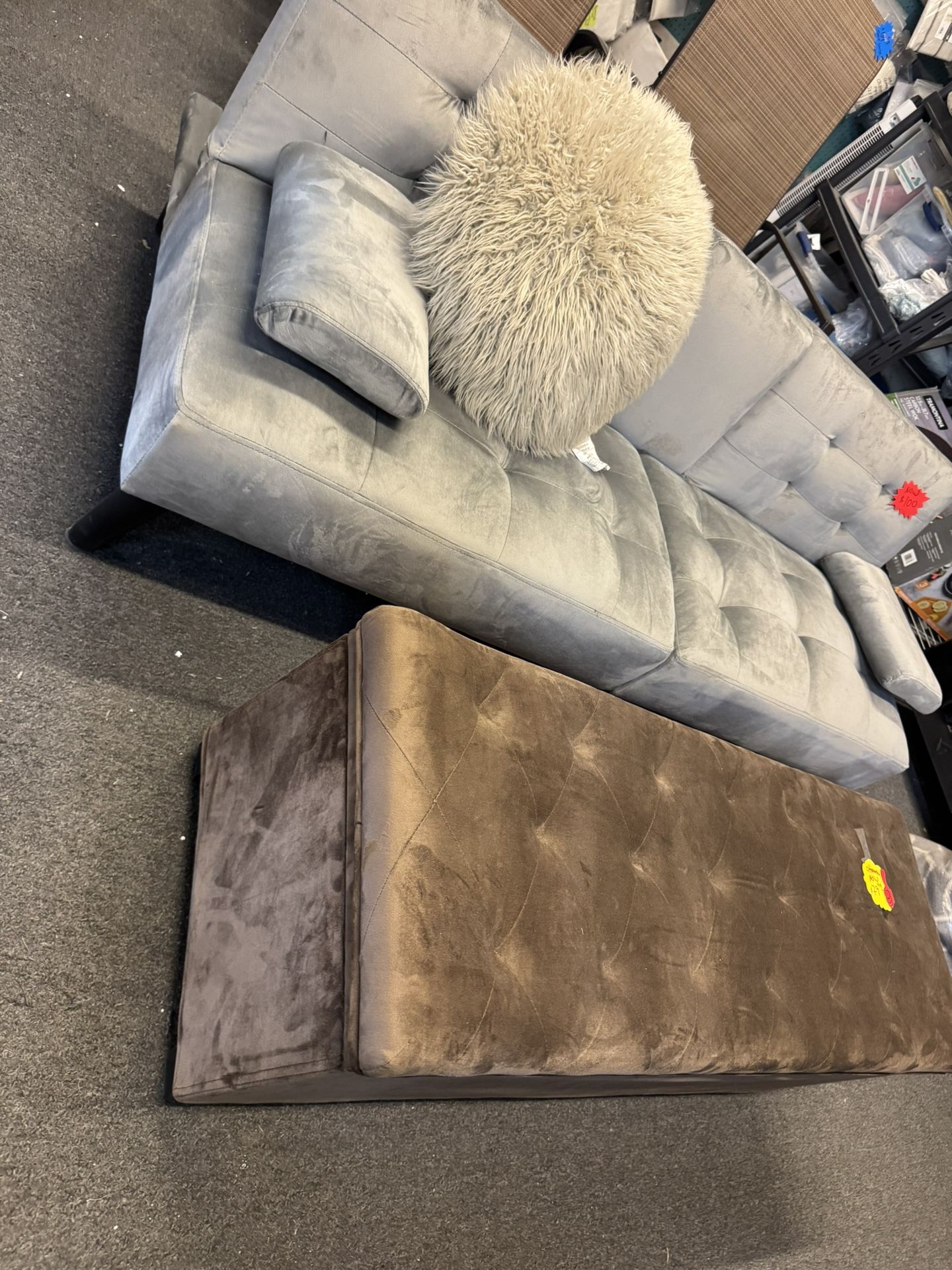 New Grey Futon Sofa