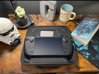Steam deck with upgrades and accessories