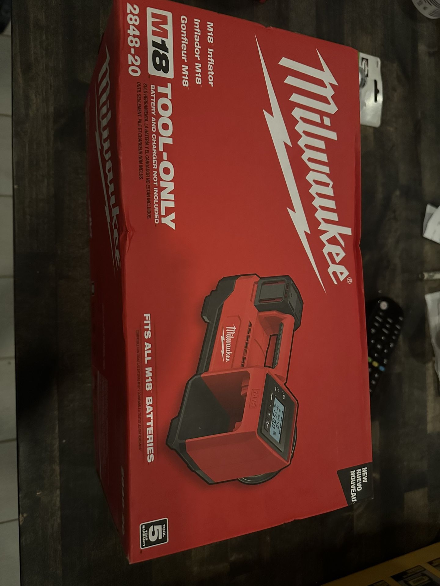Milwaukee 18 Inflator