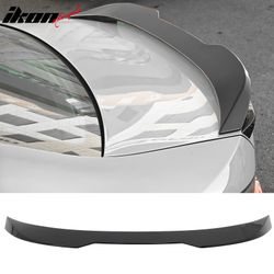 Fits 2019-2026 BMW G20 3-Series IKON Style Rear Trunk Spoiler Wing Lip Gloss Black