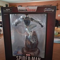 Spiderman Figurine In White Suit 