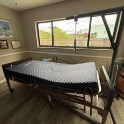 Tuffcare Electric Bed and Heavy Duty Trapeze 