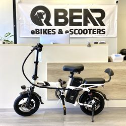 GT5X foldable Ebike have back Seat And Support @Riverside E-bike Store CA 92507