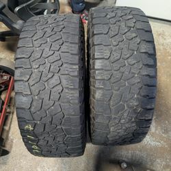 LT285/70R17 FALKEN WILDPEAK A/T PAIR OF TIRES 