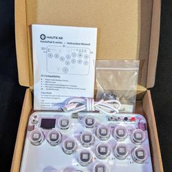 Lubed & Filmed Haute 42 G16 Series Hitbox Controller PC/Switch/PS3/PS4 Hotswap SOCD 