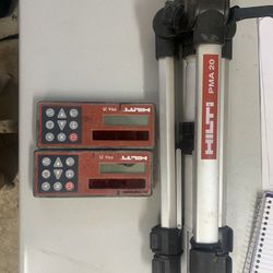 Hilti Receivers 2 And Hilti Tripod