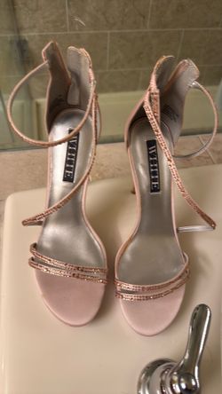Rose gold shoes