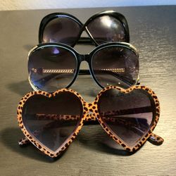 3 Pair of Brandless Women’s Sunglasses