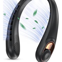🔥 Rechargeable Necklace Fan – Hands-Free Cooling – $50 Shipped!