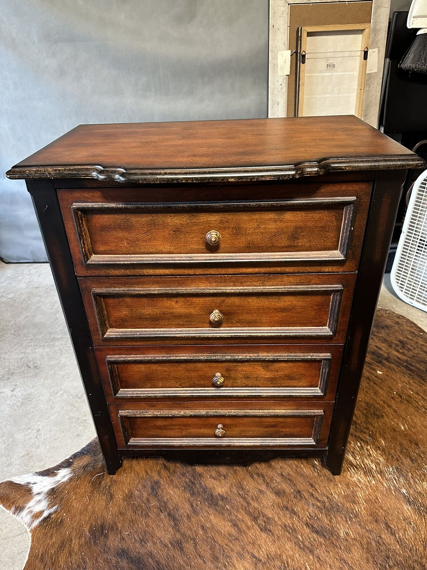 4 Drawer Wooden Entry Cabinet / Staionary Organizer