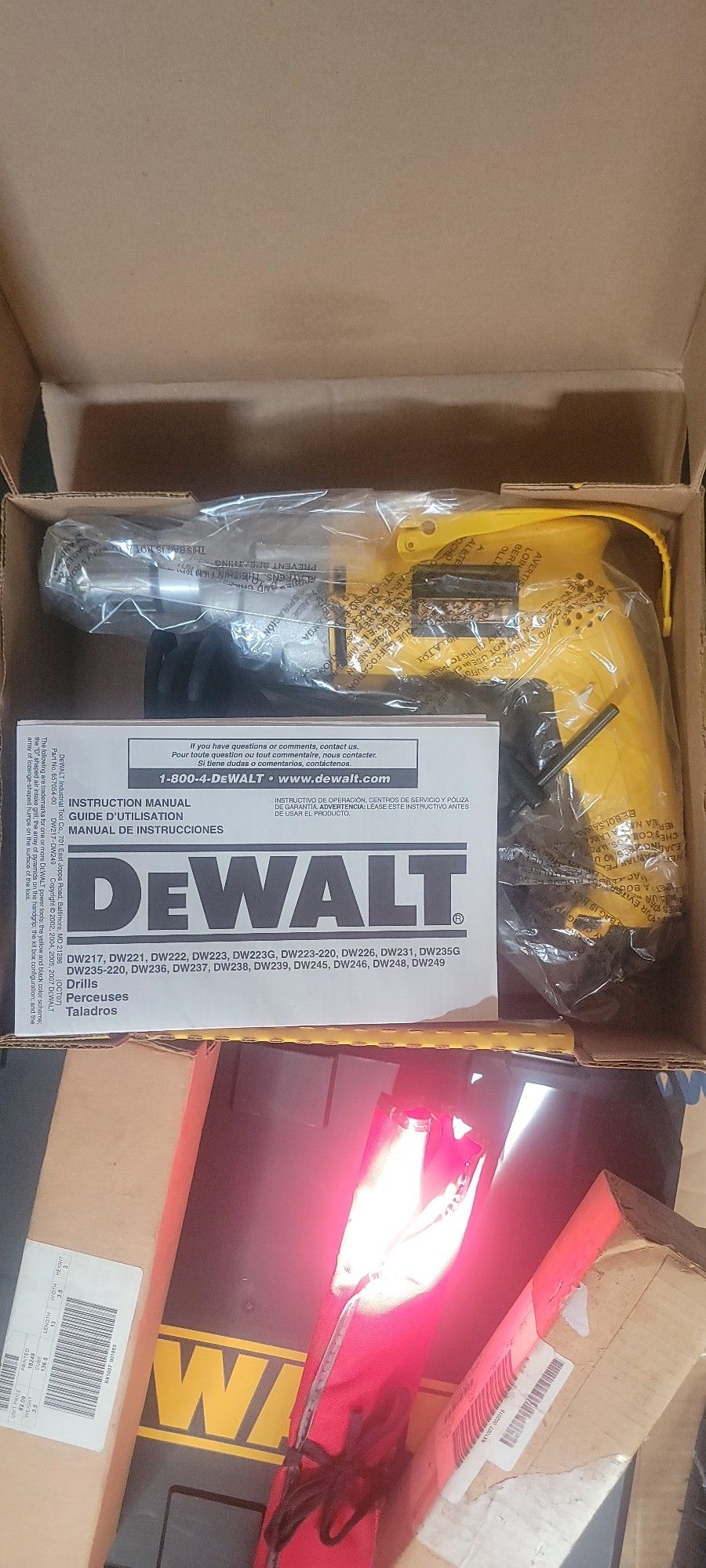 DEWALT Corded Drill, 7.8-Amp, 1/2-Inch (DW245)
