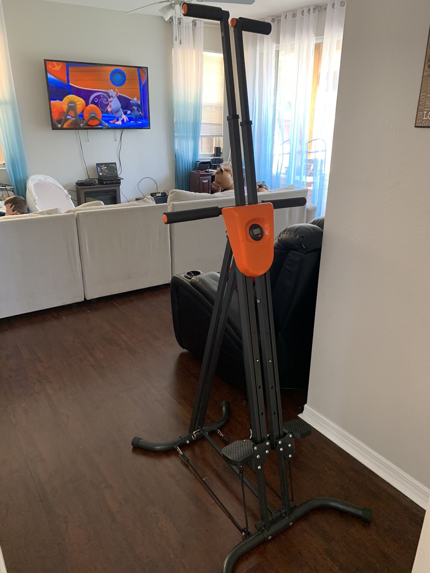 Vertical Climber Fitness Climbing Cardio Machine,Home Gym Exercise