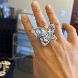 High Quality Swarovski Crystal Ring 