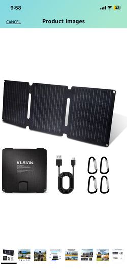 30W Portable Solar Panel