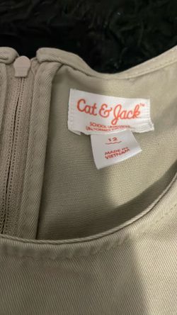 Cat and jack dress khaki school uniform
